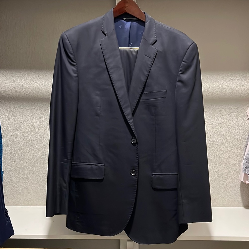 David Donohue black suit size 42R